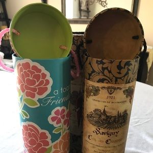 🌺2 Decorative cylindrical containers/gift boxes